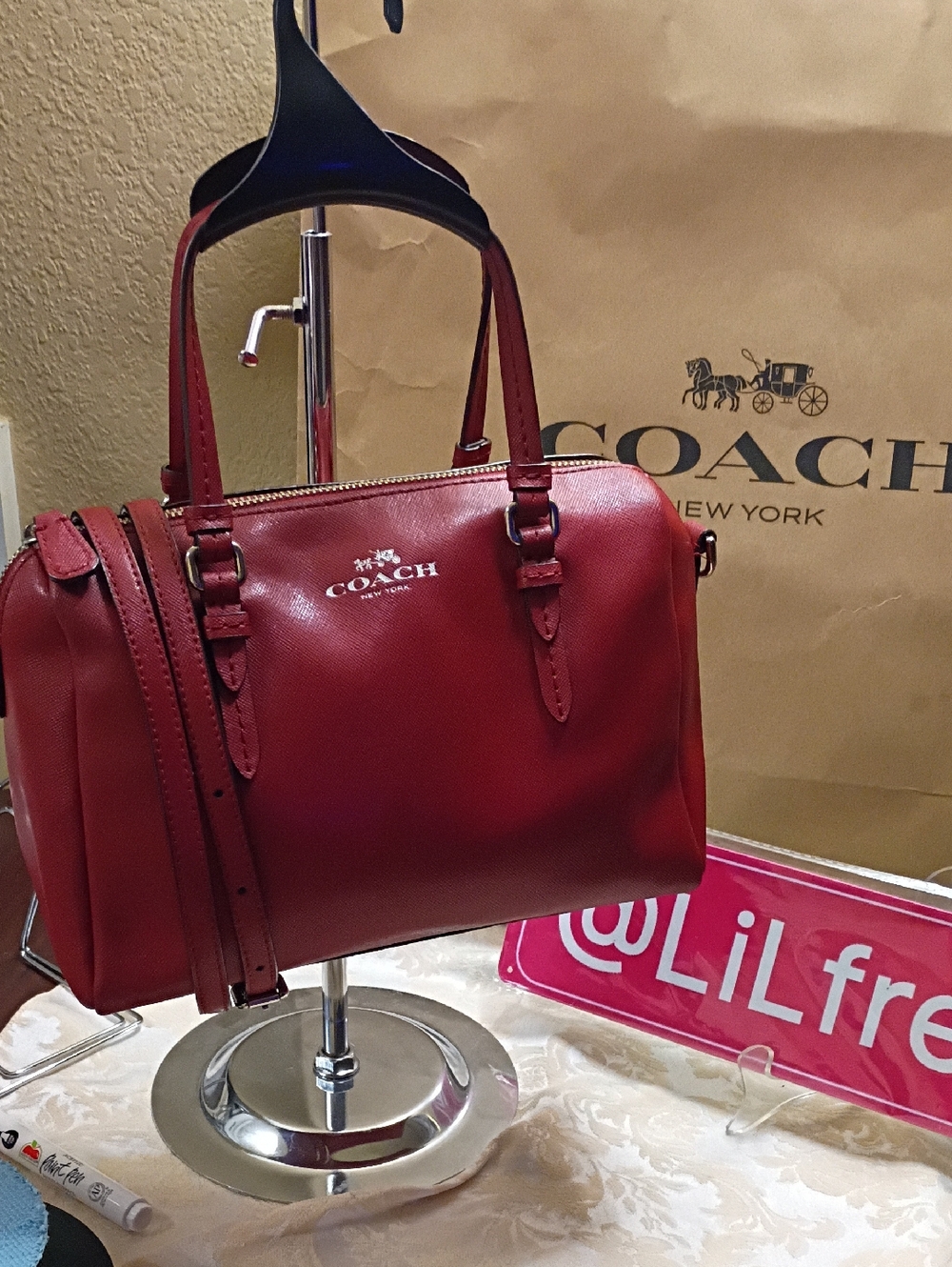 Coach Peyton Bennett Mini Satchel
